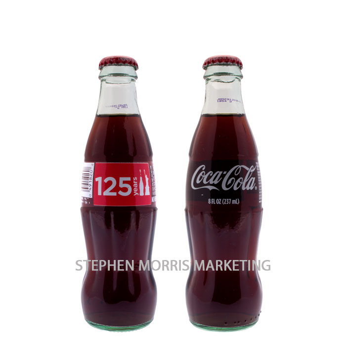 Coca-Cola USA - Glass 'Statue of Liberty 125 years' bottle. Product Code CCC-0008-0