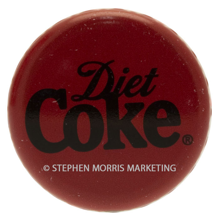 Coca-Cola UK 2013 - Marc Jacob's aluminium 'eighties' bottle. Product Code CCC-0087-2236