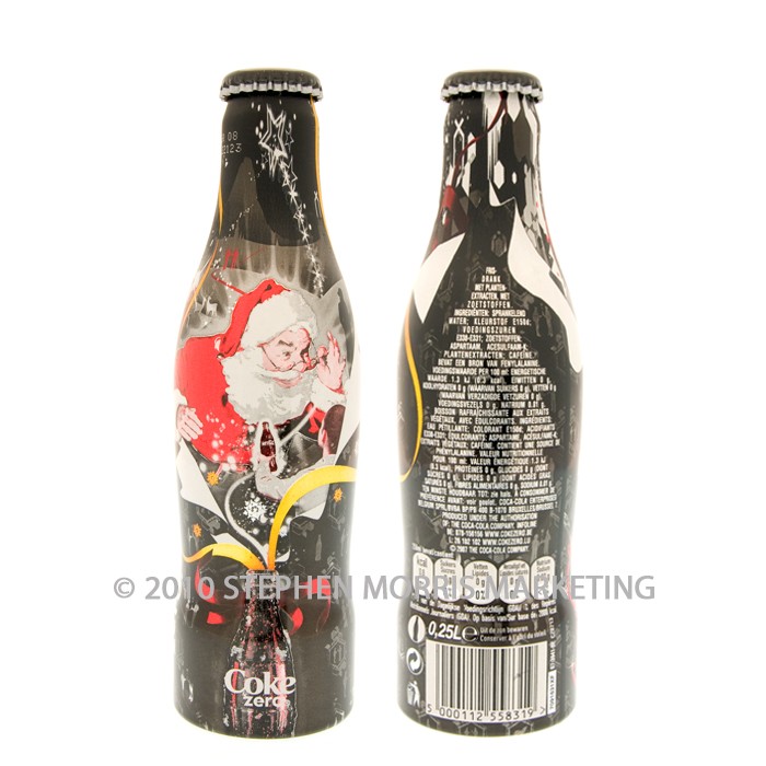 MasterCard Coca-Cola light with lemon bottle 2003 – – Coca- Cola Collectibles