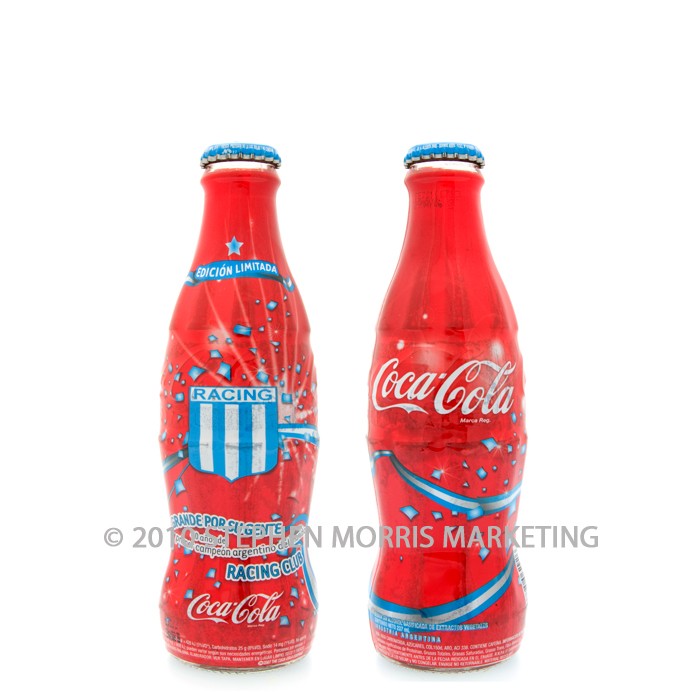 Coca-Cola-Collectibles Glass 'Racing' Bottle - 2007